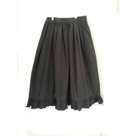 New Roman Black A- Line Skirt Sz 36 - Picture 3 of 11